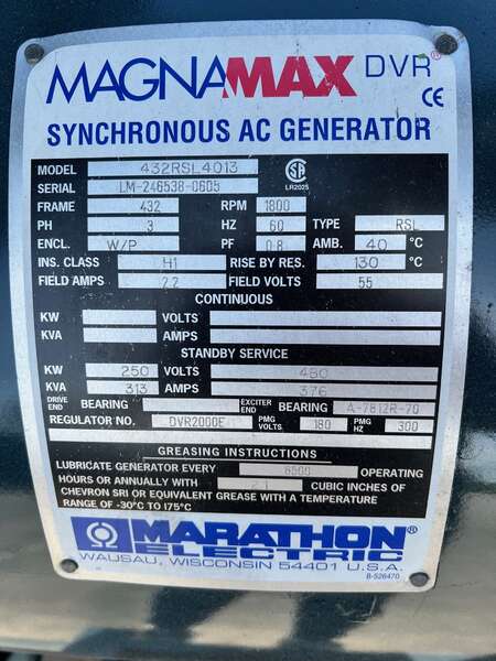 Used Stewart and stevenson 250kW Diesel Generator