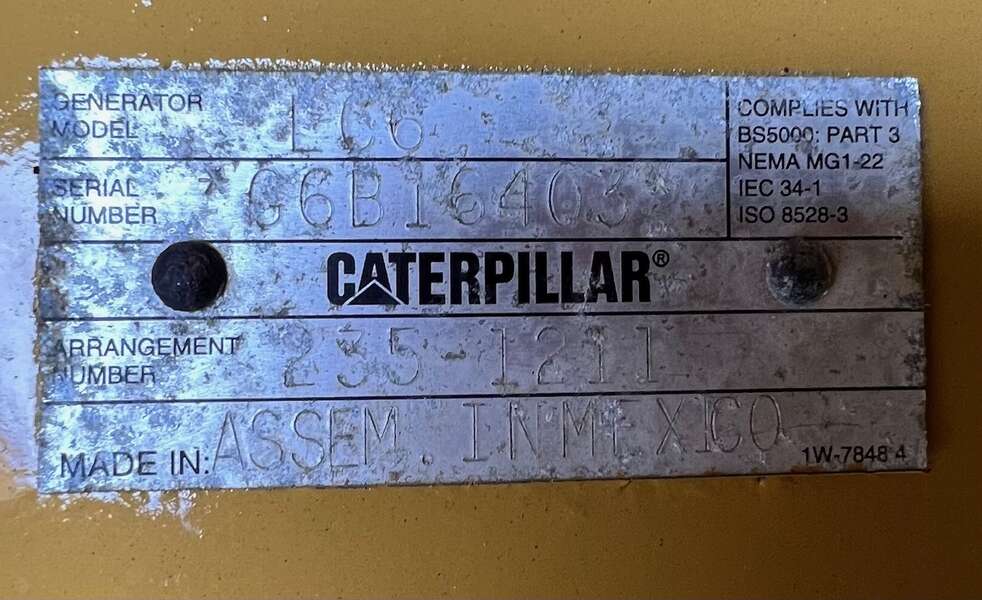 Used Caterpillar C15 Diesel Generator