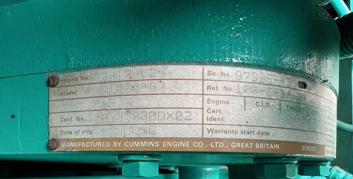Used Cummins 900DFJC Diesel Generator