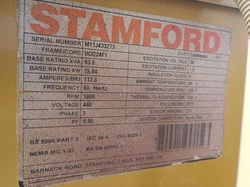 Used Caterpillar G3304NA Gas Generator