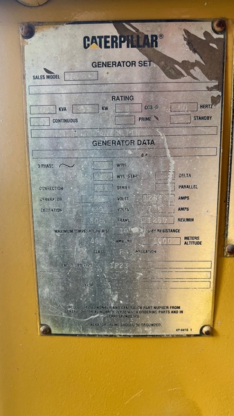 Cat Rebuild Caterpillar G3516A-SITA Gas Generator