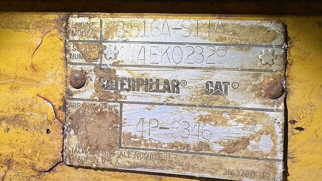 Cat Rebuild Caterpillar G3516A-SITA Gas Generator