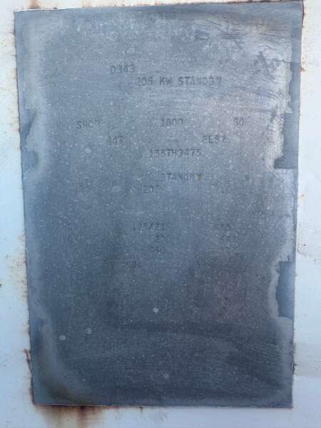 Used Caterpillar 205kW Diesel Generator