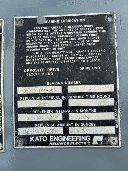 Low hours Waukesha 400kW Gas Generator