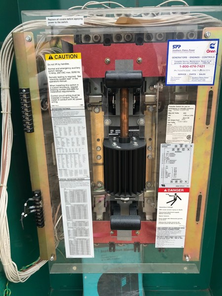 Cummins Onan 300Amp 480V Automatic Transfer Switch I010286994