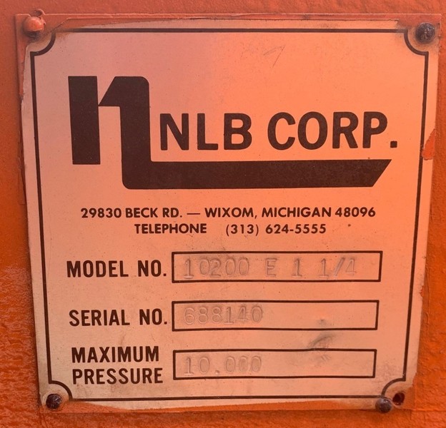 Used NLB Corp 10200 E 1 1/4 