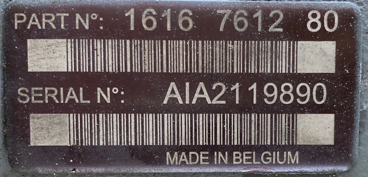  Atlas Copco 185cfm Air Compressor End