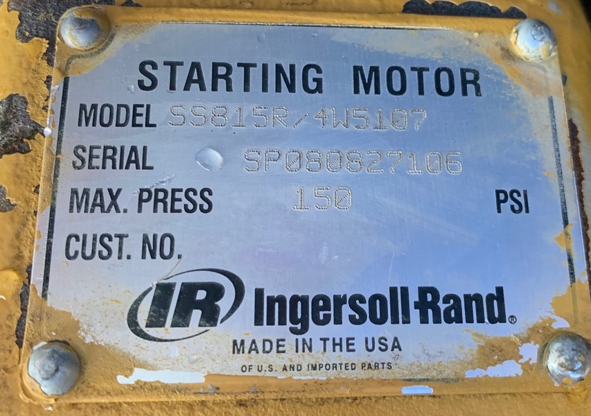 Used Ingersoll-Rand Air Starter 