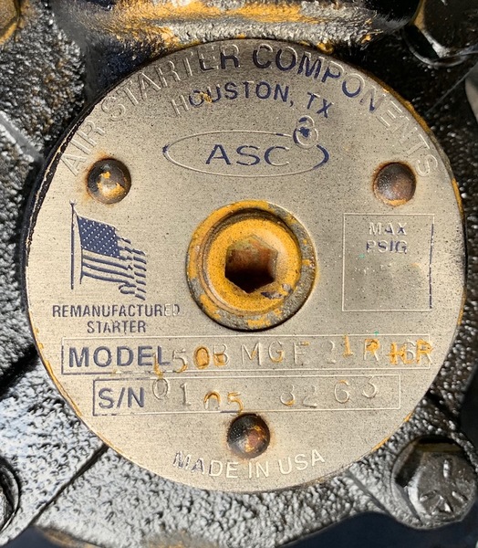 Used Ingersoll Rand Air starter 