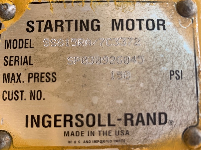 Used Ingersoll Rand Air starter 