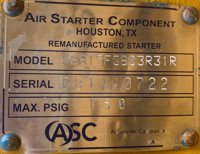 Surplus Ingersoll Rand Air starter 
