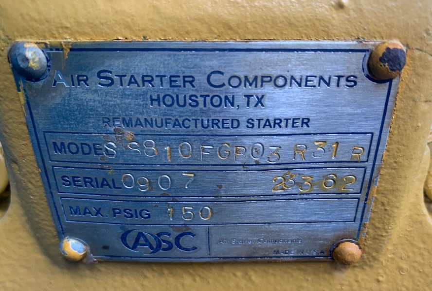 Used Ingersoll Rand Air Starter 