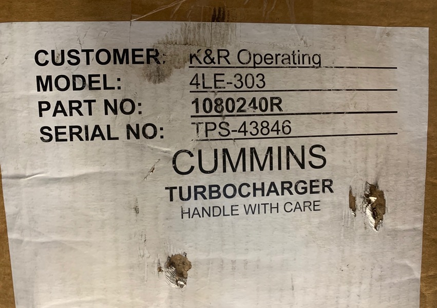 New Cummins GTA28 Turbo Engine Parts