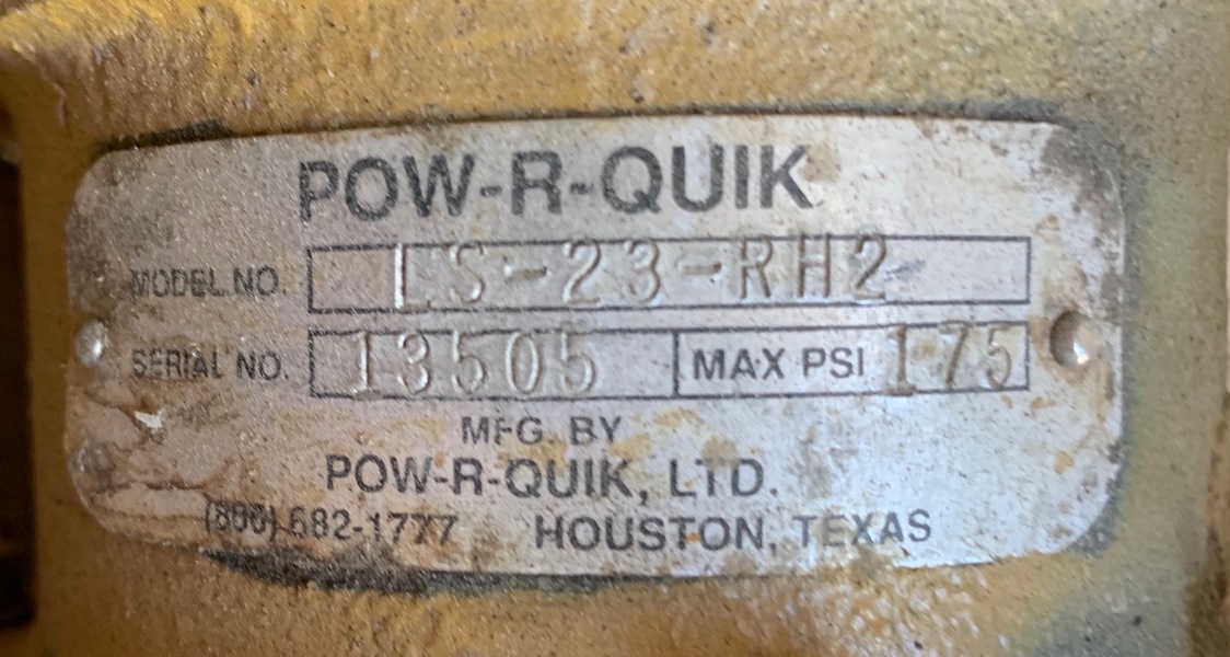 Used POW-R-QUIK Air Starter 