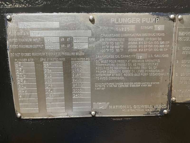 Rebuilt National OilWell 300Q-5 M 56562