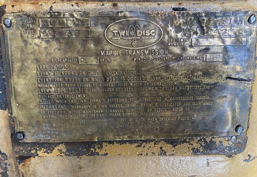 Used Twin Disc MG514C Engine Parts