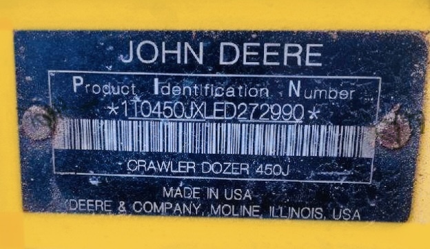 Like new John Deere 450J LGP 