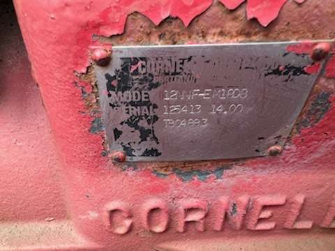 Used Cornell 12x12 water pump 