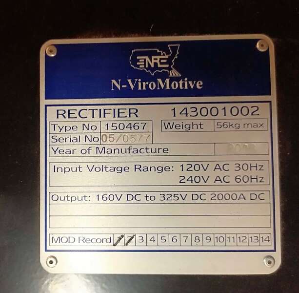 Used N-ViroMotive Rectifier 