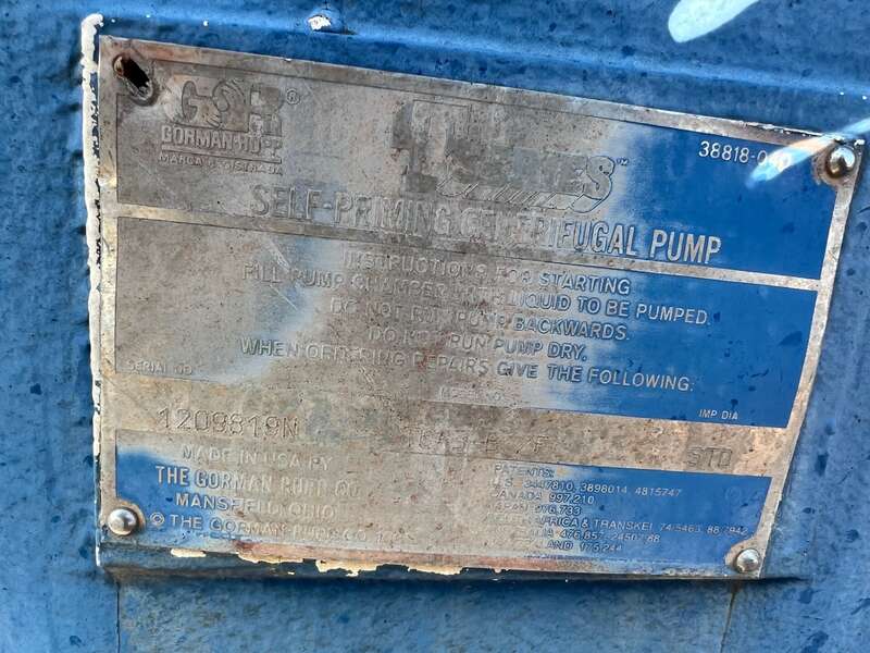 Used Gorman Rupp T6A3-B 