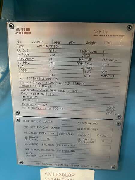New Surplus ABB Electric motor 