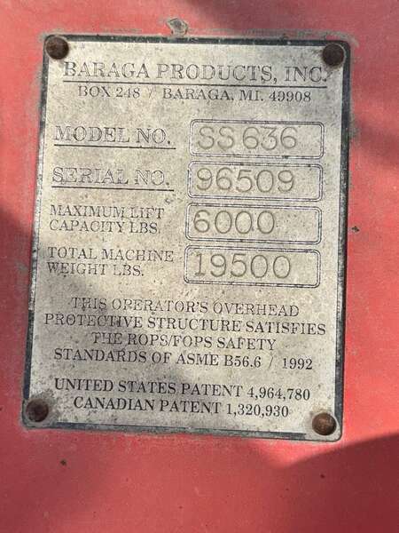 Used Terex SS-636 Telehandler 