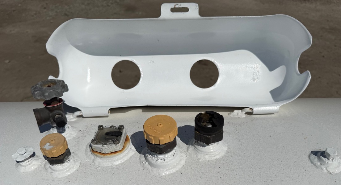 Used Roy E Hanson Liquid Propane Tank 