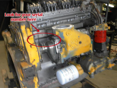 cummins engine serial number location